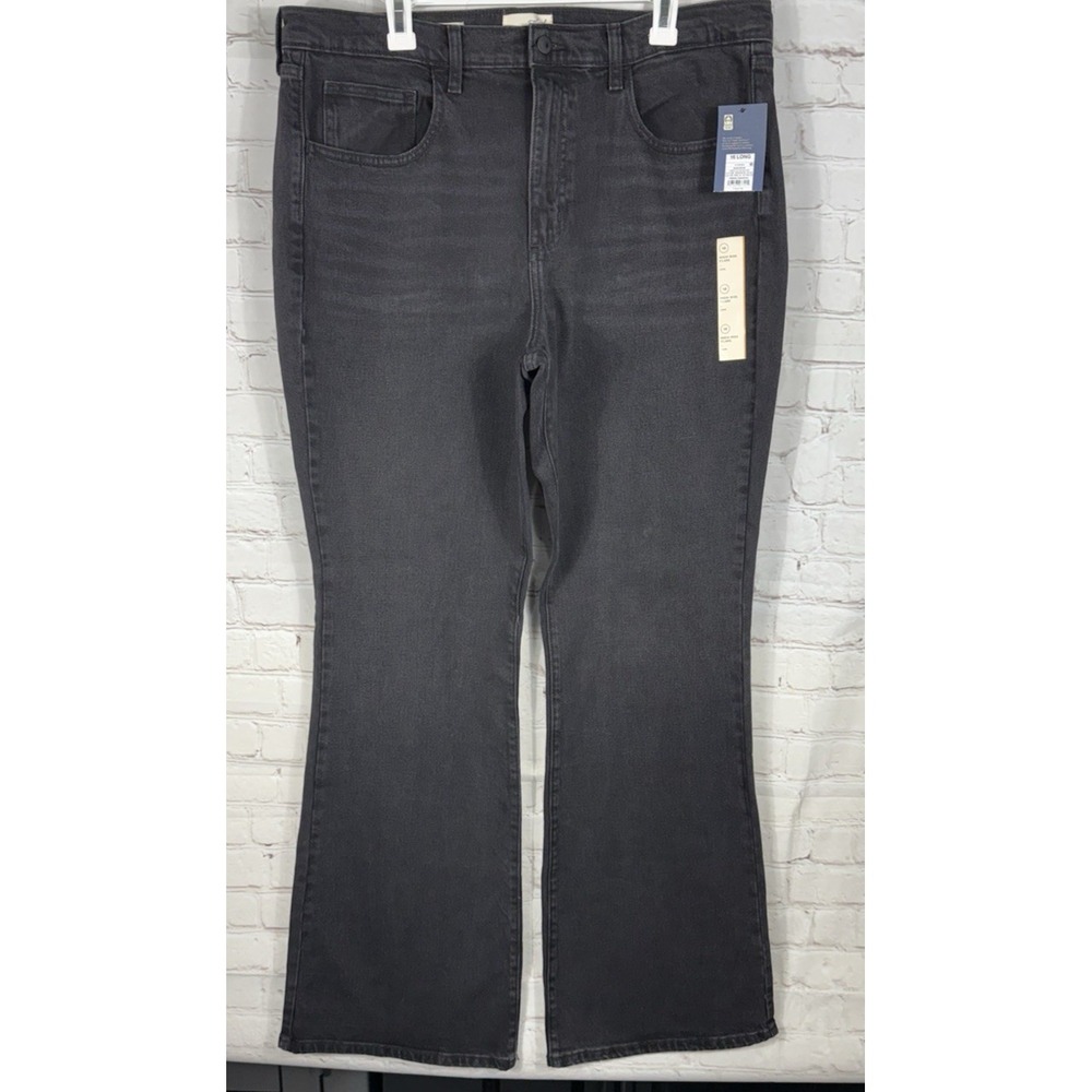 Universal Thread Jeans Women's Size 16 Long High-Rise Flare Comfort Stretch NWT
